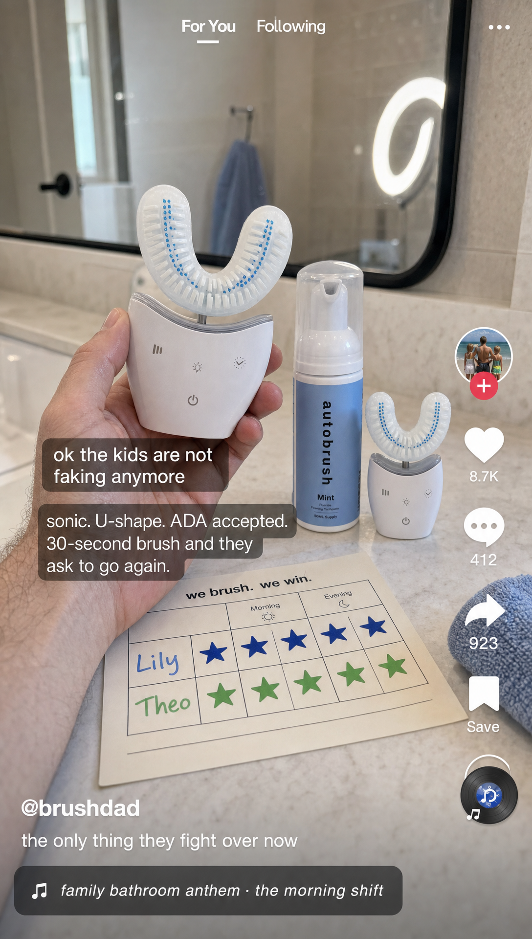 02. UGC TikTok · Family Dad · Aspiration