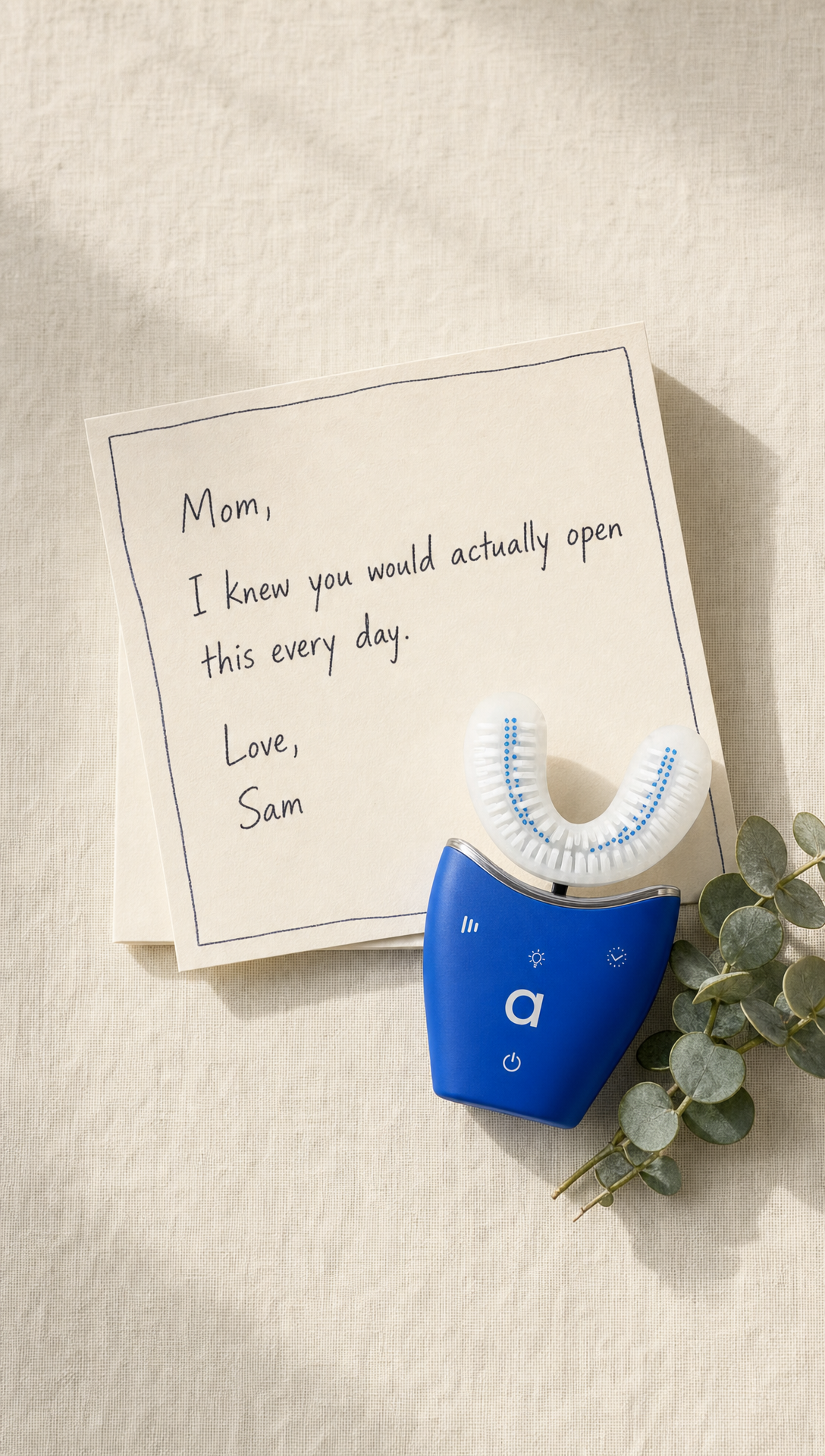 08. Handwritten note · Adult Son · Mom I knew you'd open this